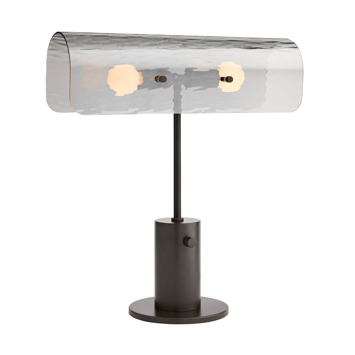 Bend Two Light Lamp in Smoke