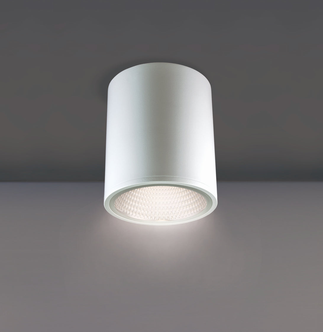 Cask LED Flushmount in White