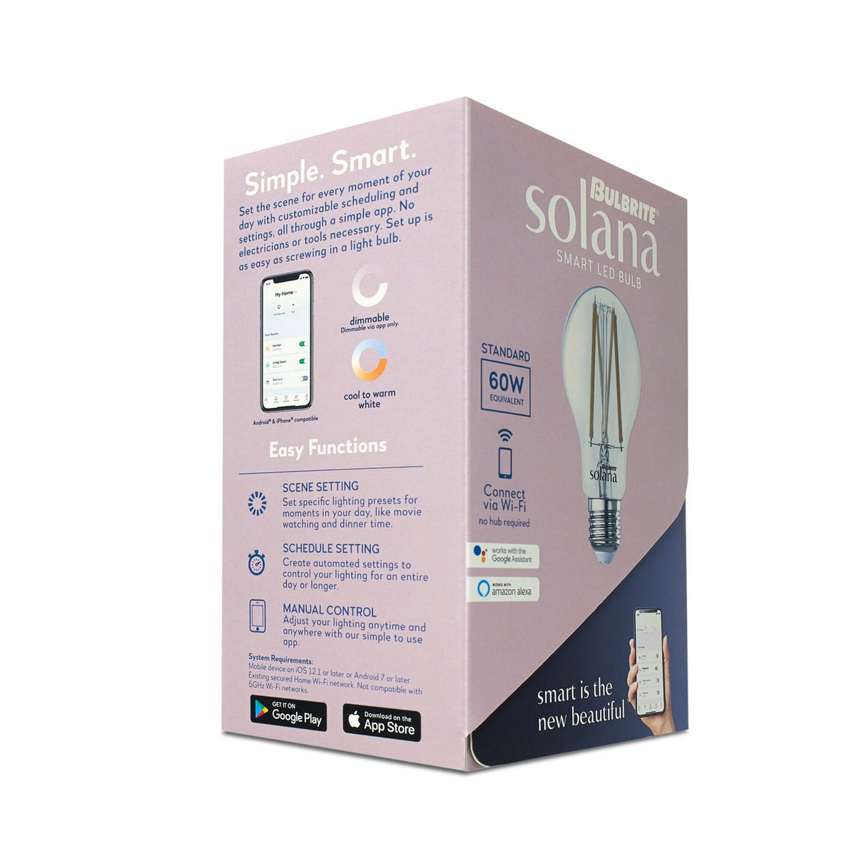 Solana Light Bulb in Clear