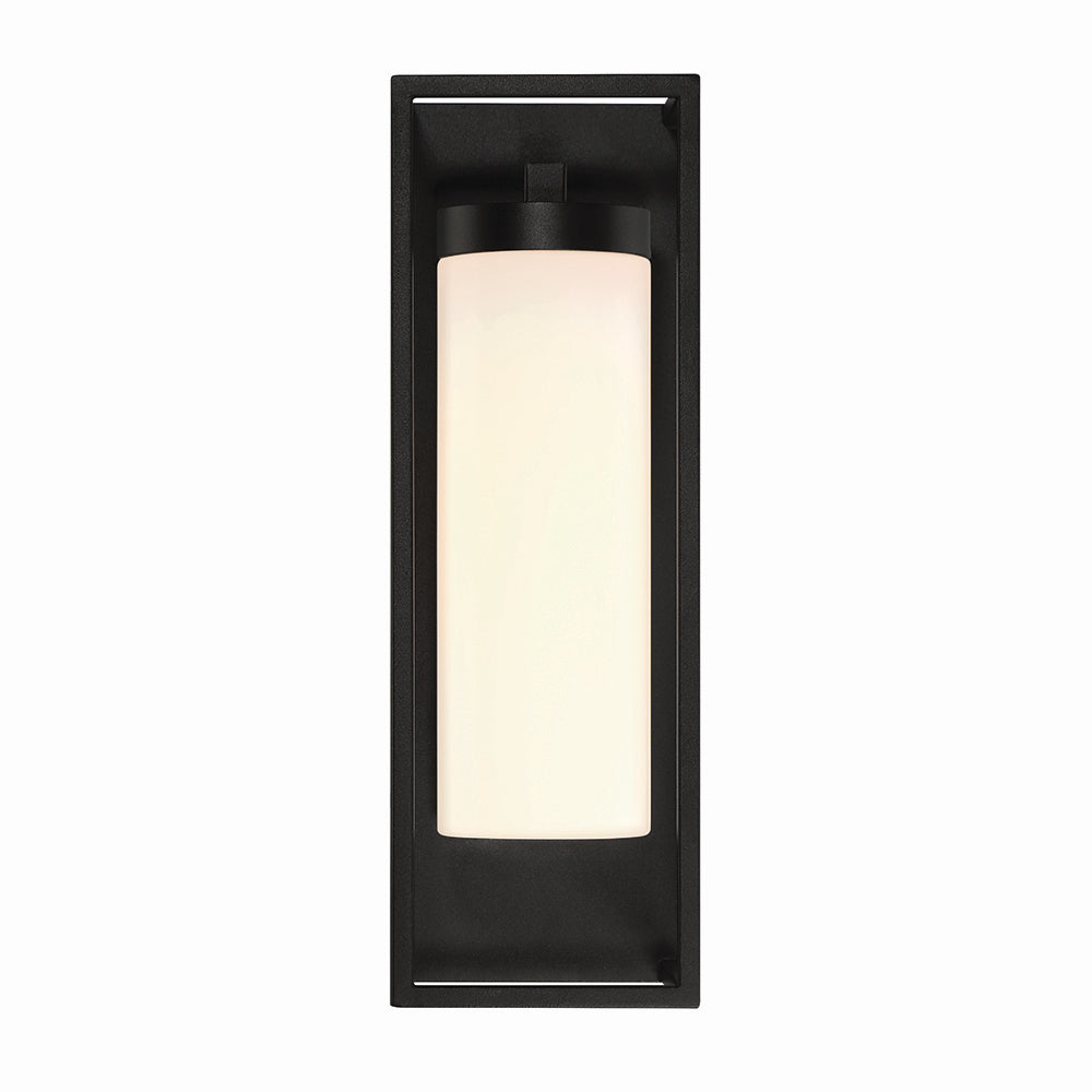 Ren One Light Outdoor Wall Sconce in Powder Coat Black