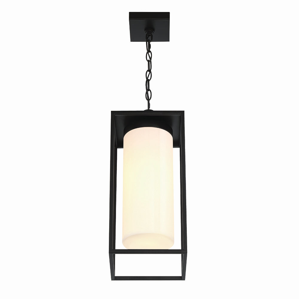 Ren One Light Pendant in Powder Coat Black