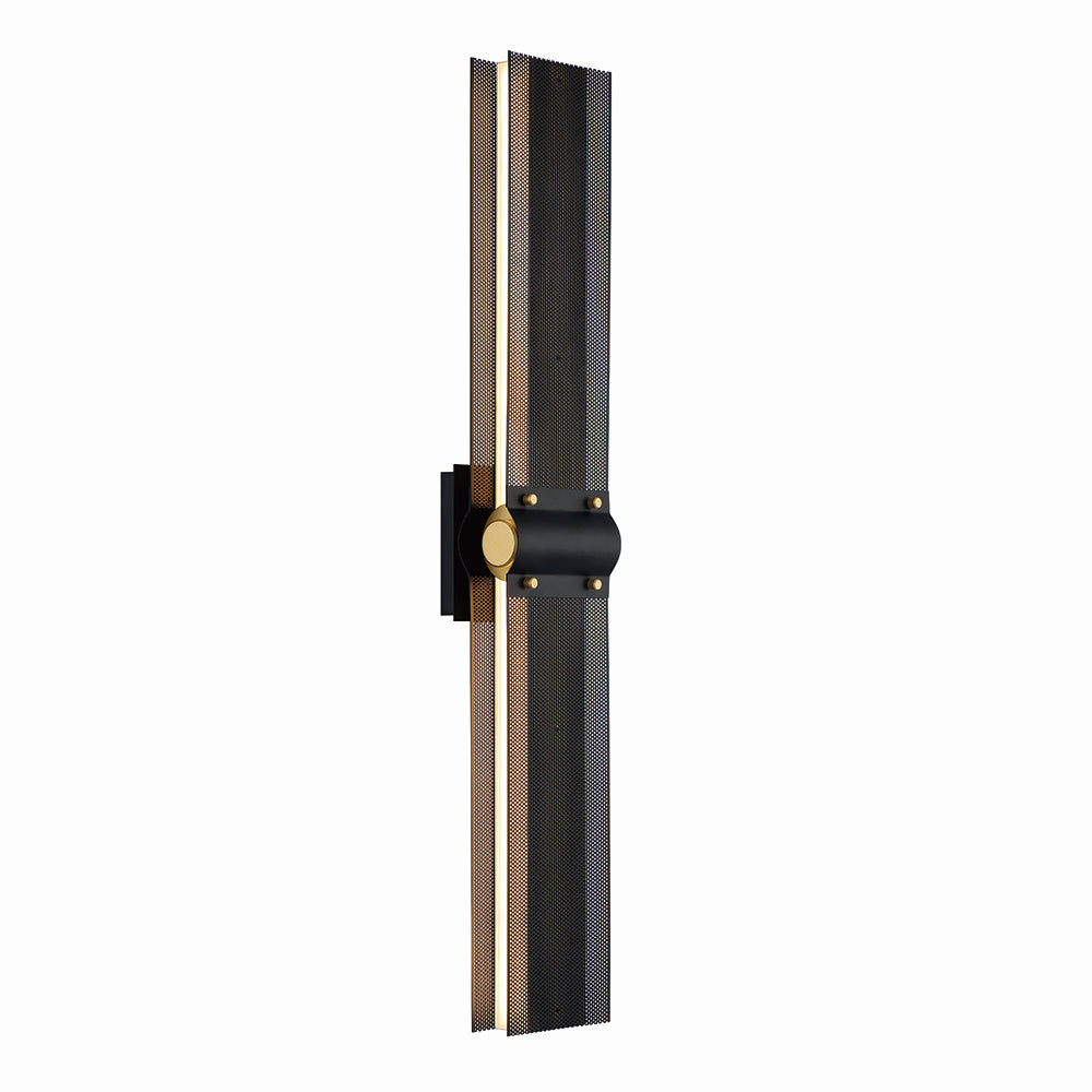 Admiral LED Wall Sconce in Gold-Black Mix