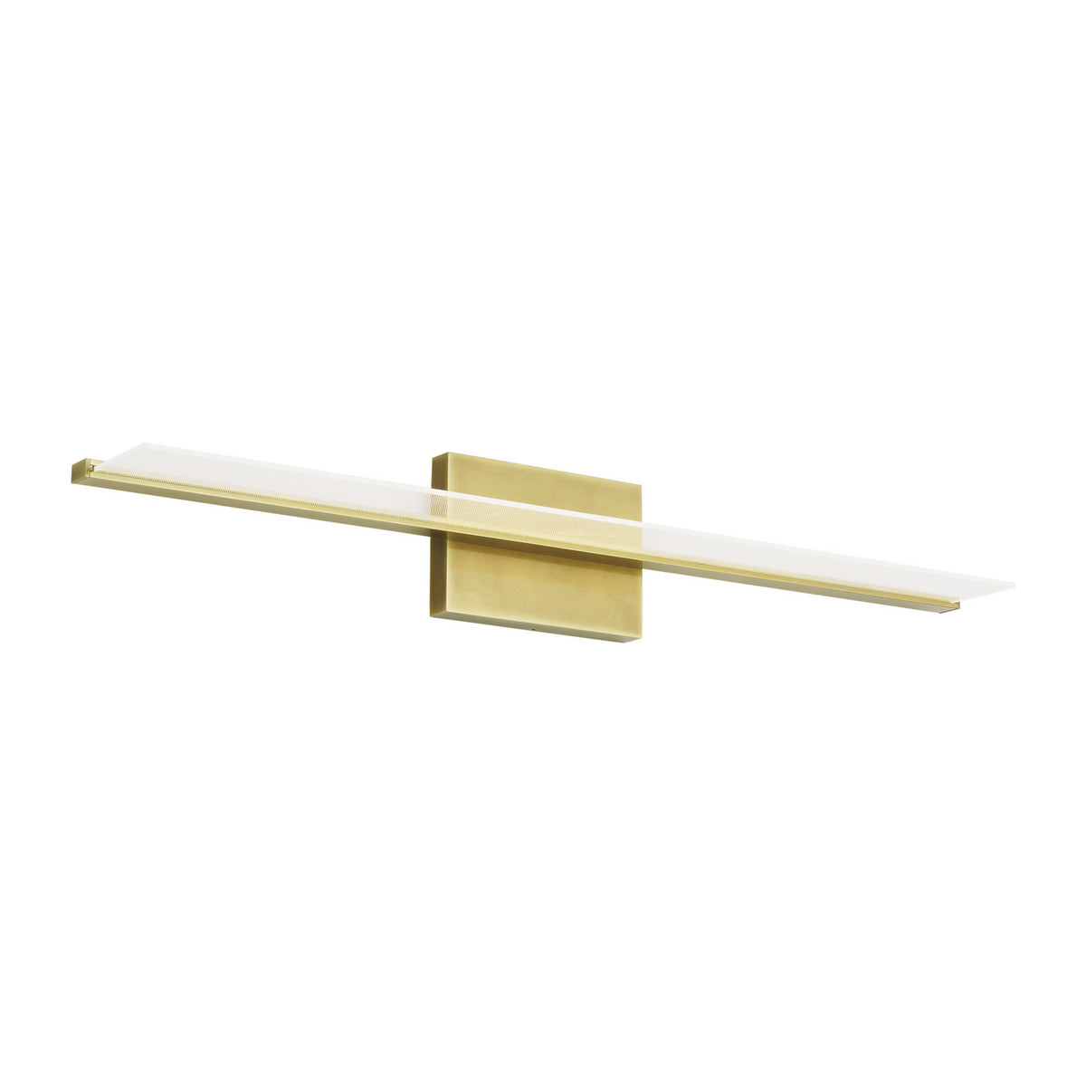 Span LED Bath in Plated Brass
