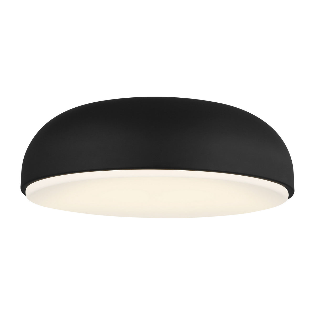 Kosa LED Flush Mount in Nightshade Black