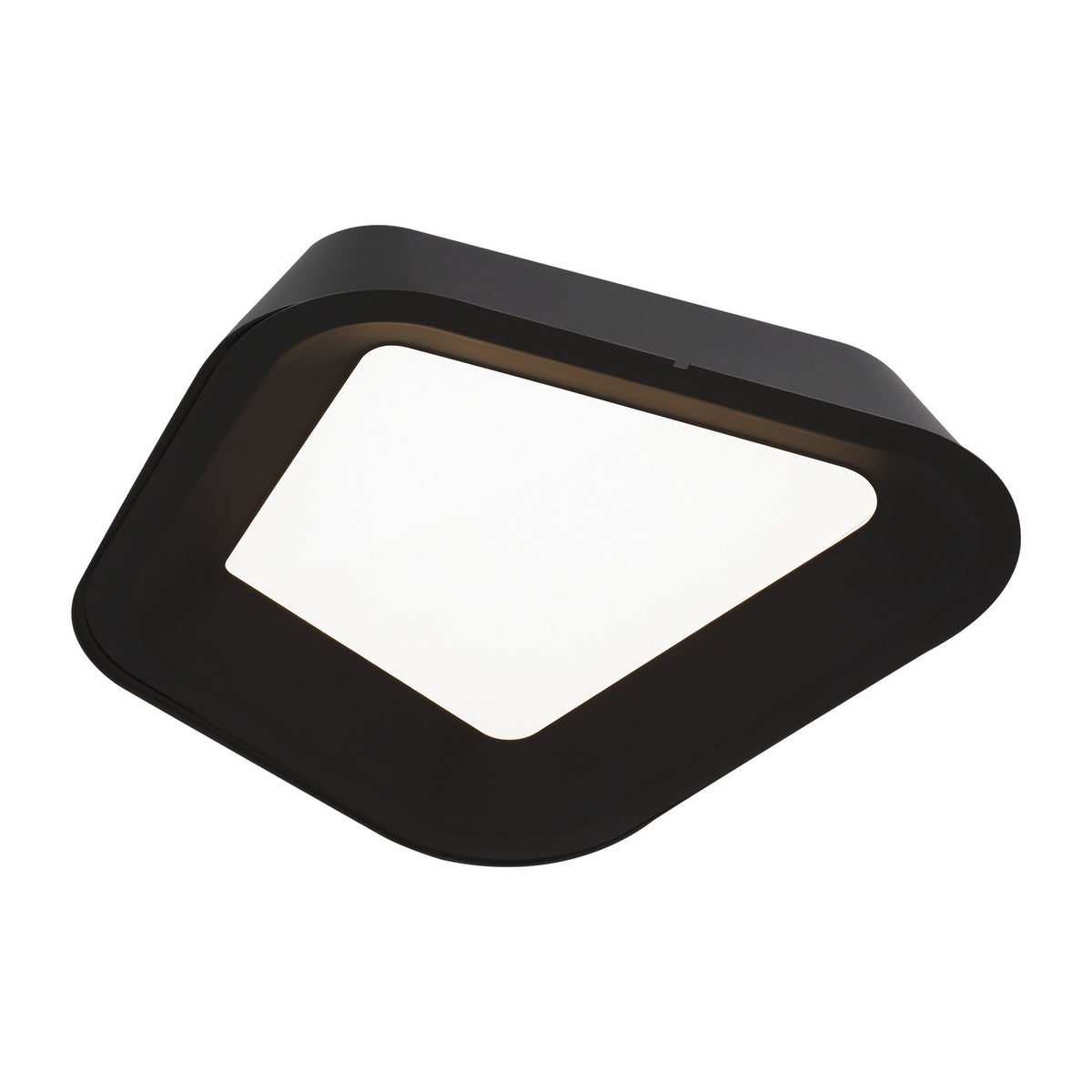 Rhonan LED Flush Mount in Nightshade Black