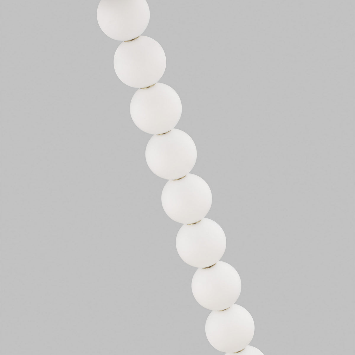 Orbet LED Pendant in Natural Brass