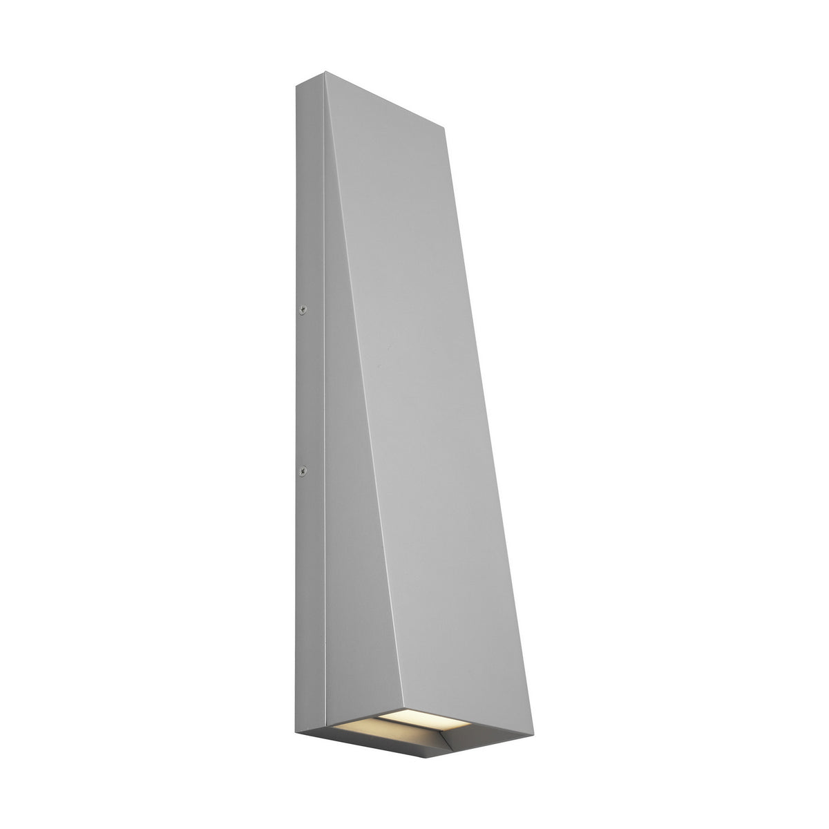 Pitch LED Outdoor Wall Mount in Silver