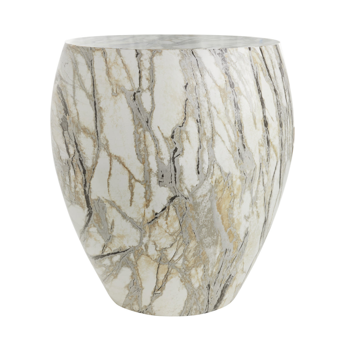 Table d'appoint Kenmore en faux marbre Mojave