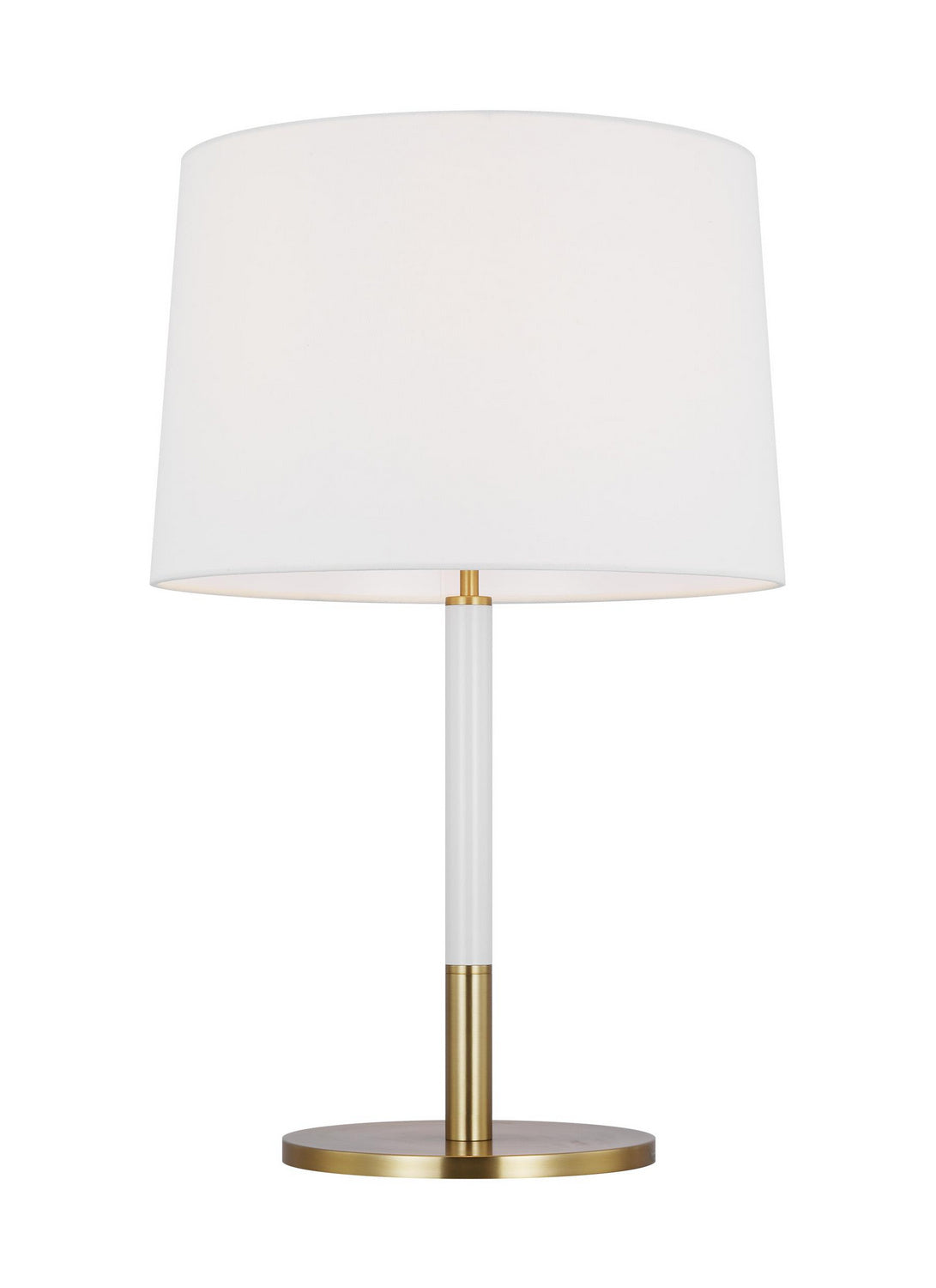 Monroe One Light Table Lamp in Burnished Brass