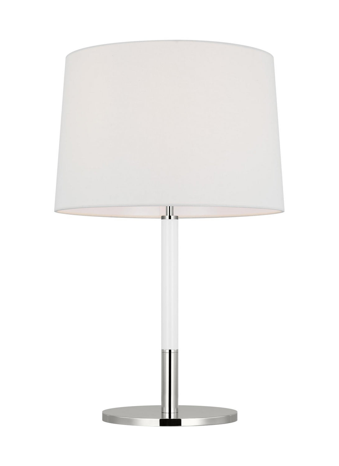 Monroe One Light Table Lamp in Polished Nickel