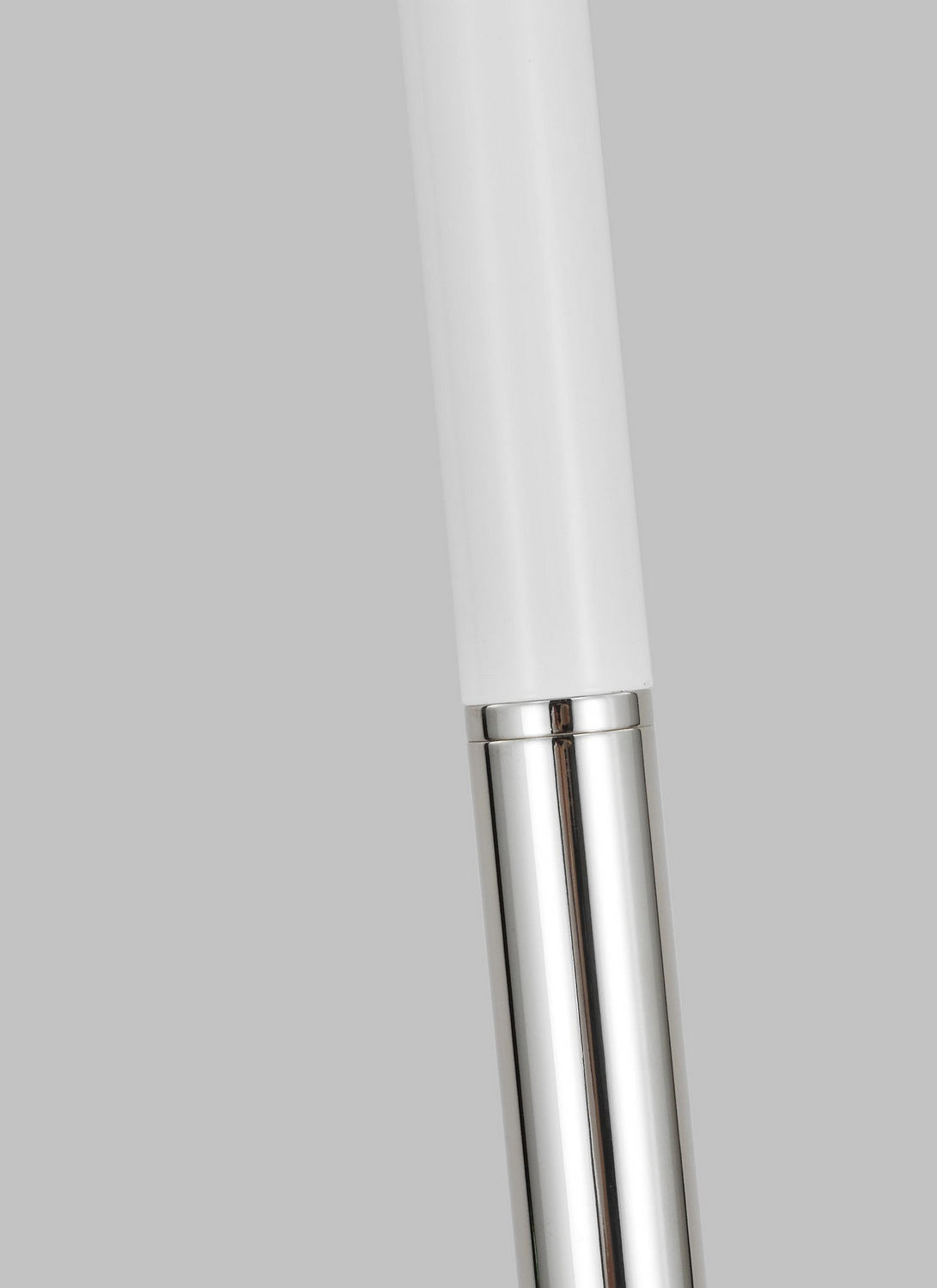Monroe One Light Floor Lamp in Polished Nickel
