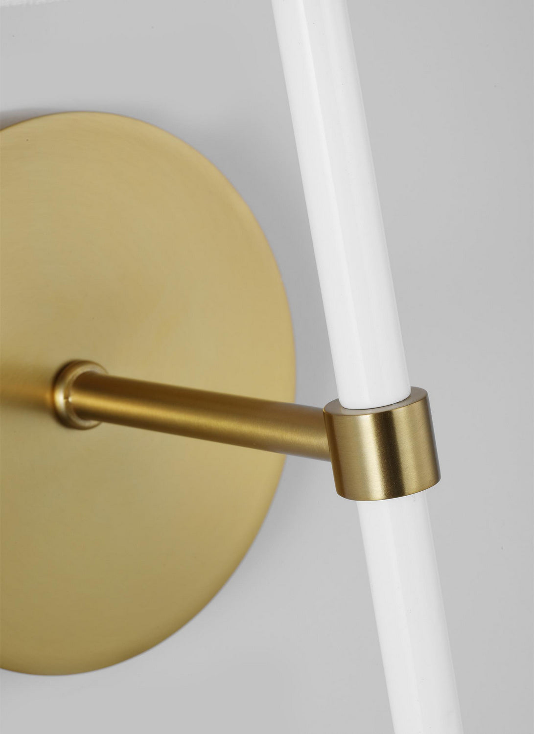 Monroe One Light Wall Sconce in Burnished Brass