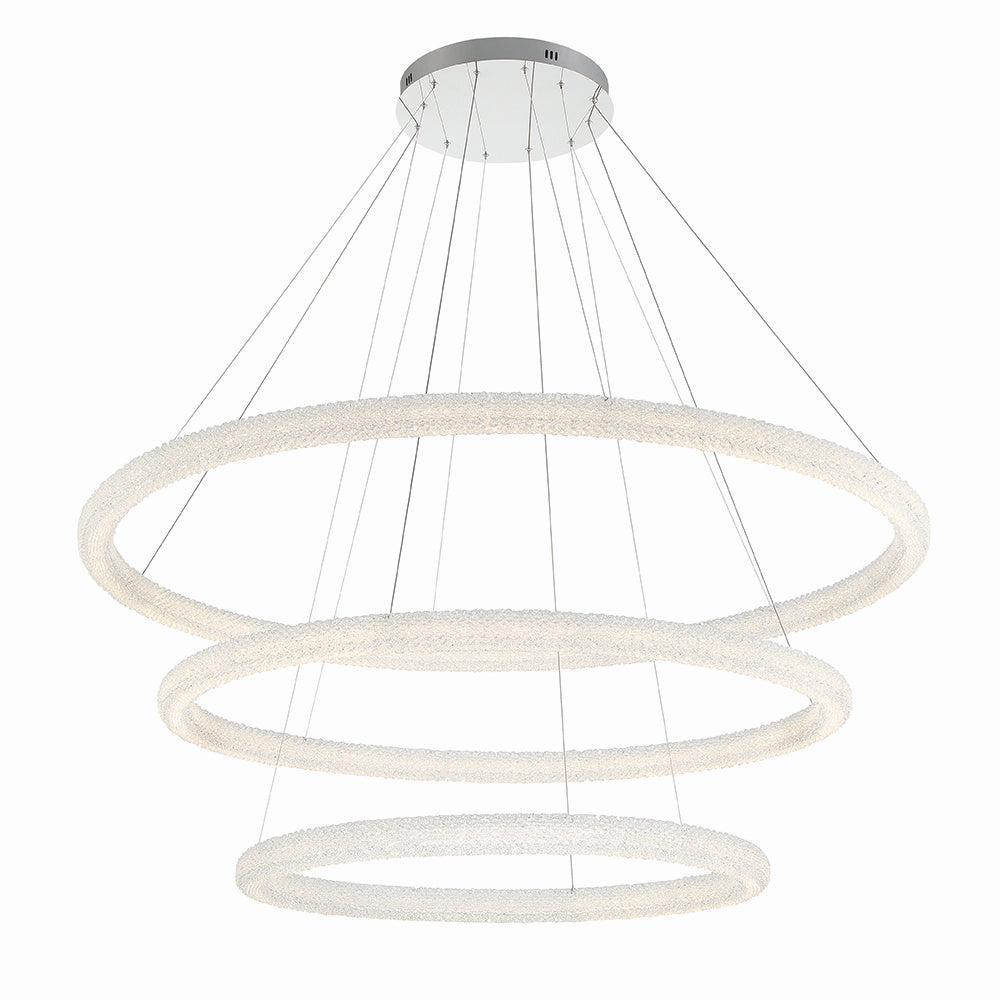Sassi LED Chandelier in Chrome