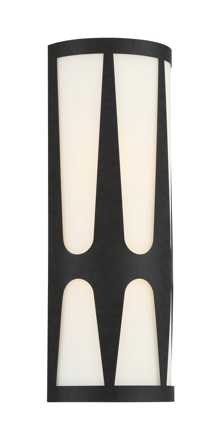Royston Two Light Wall Sconce in Black