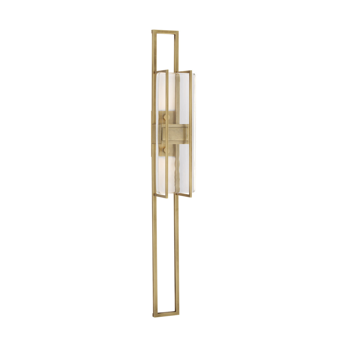 Duelle LED Wall Sconce in Natural Brass