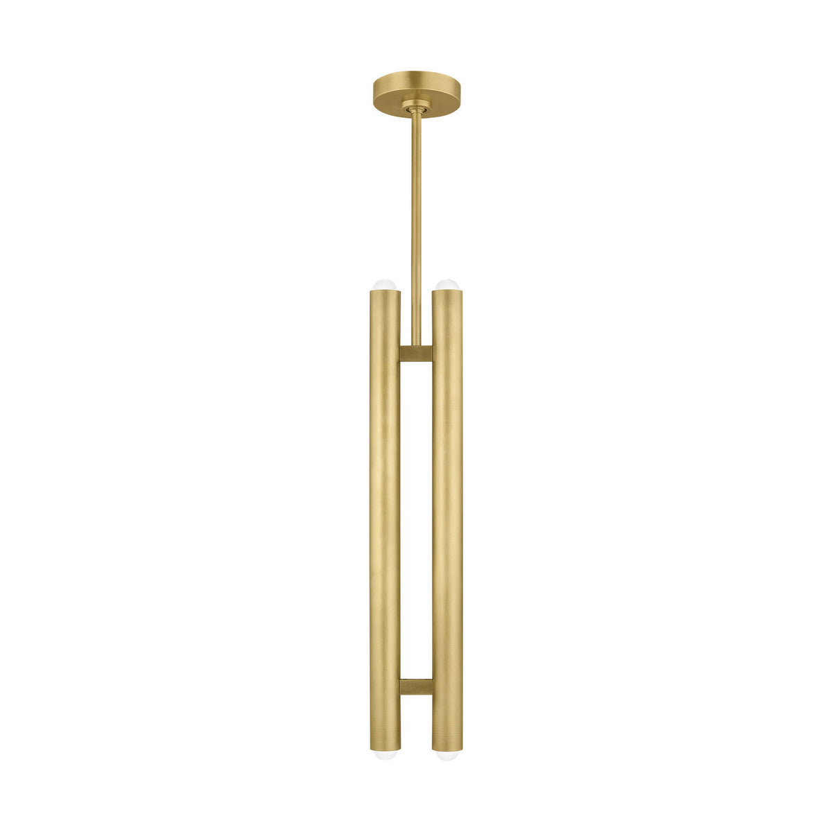 Ebell LED Pendant in Natural Brass