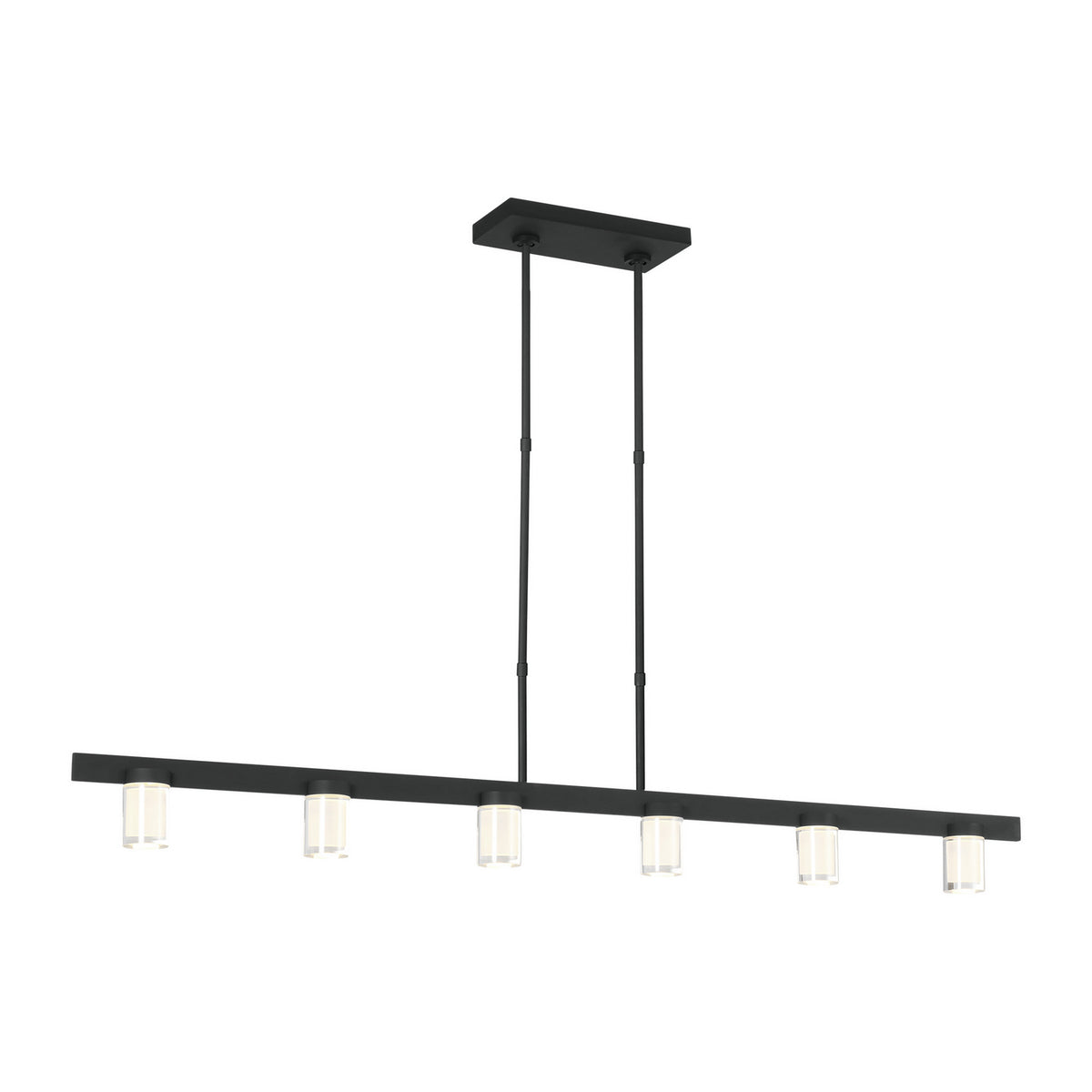 Esfera LED Linear Suspension in Nightshade Black