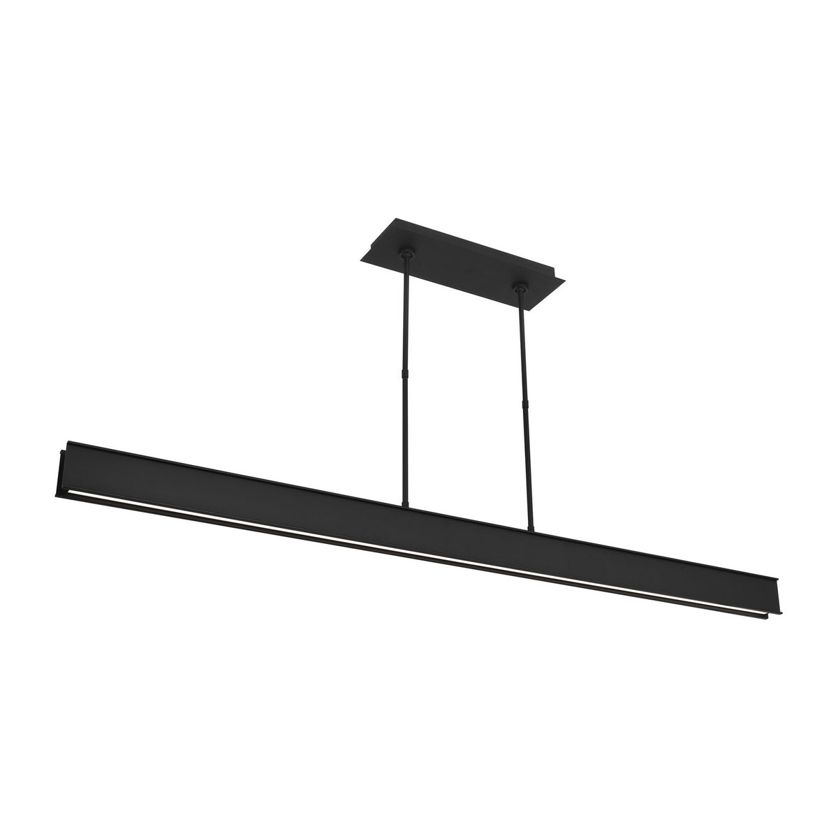 I-Beam LED Linear Suspension in Nightshade Black
