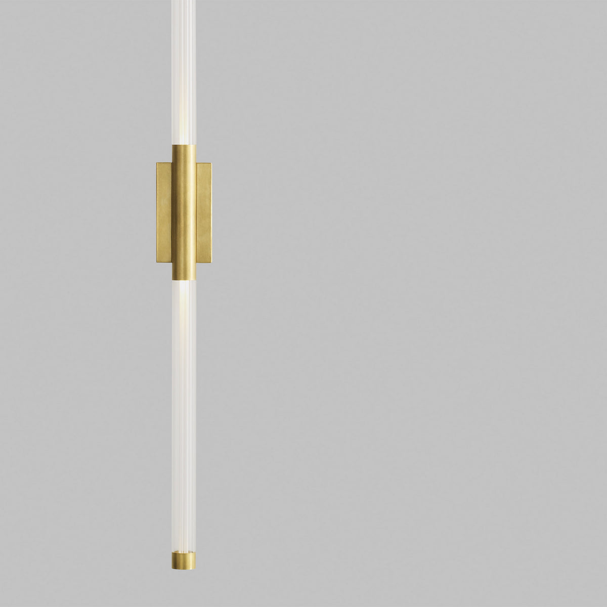 Phobos LED Wall Sconce in Natural Brass