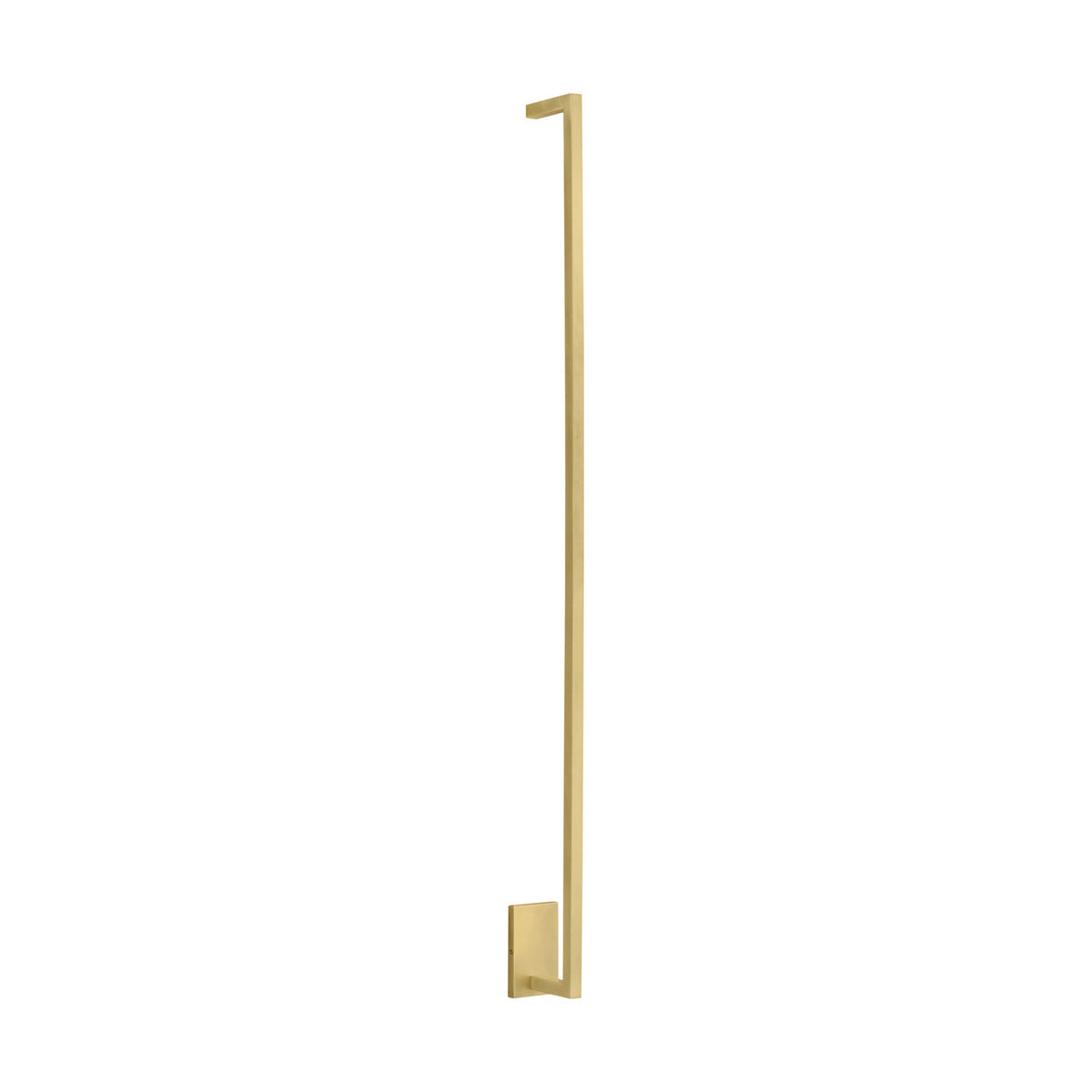 Stagger LED Wall Sconce in Natural Brass