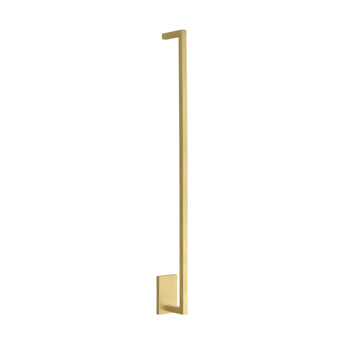 Stagger LED Wall Sconce in Natural Brass