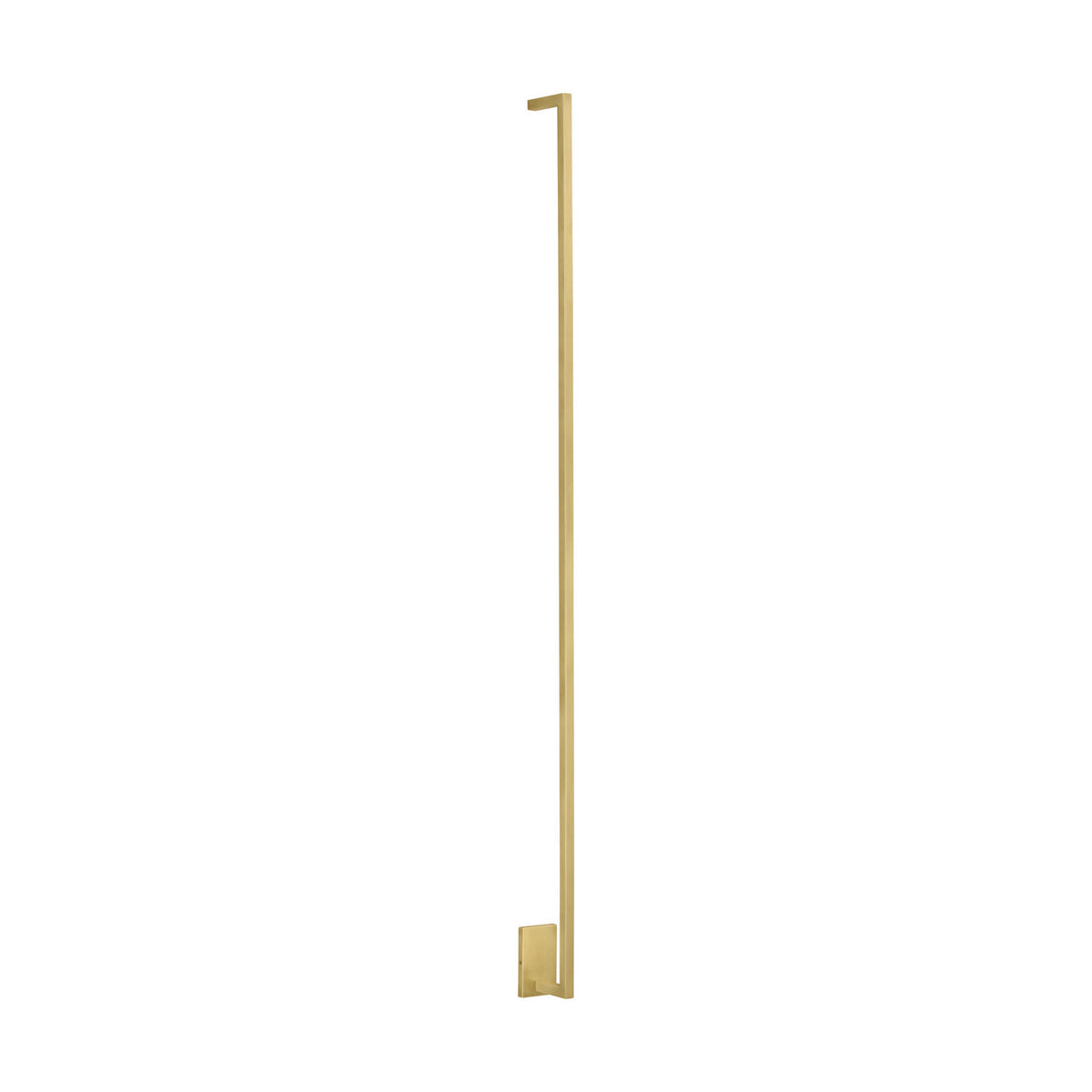 Stagger LED Wall Sconce in Natural Brass