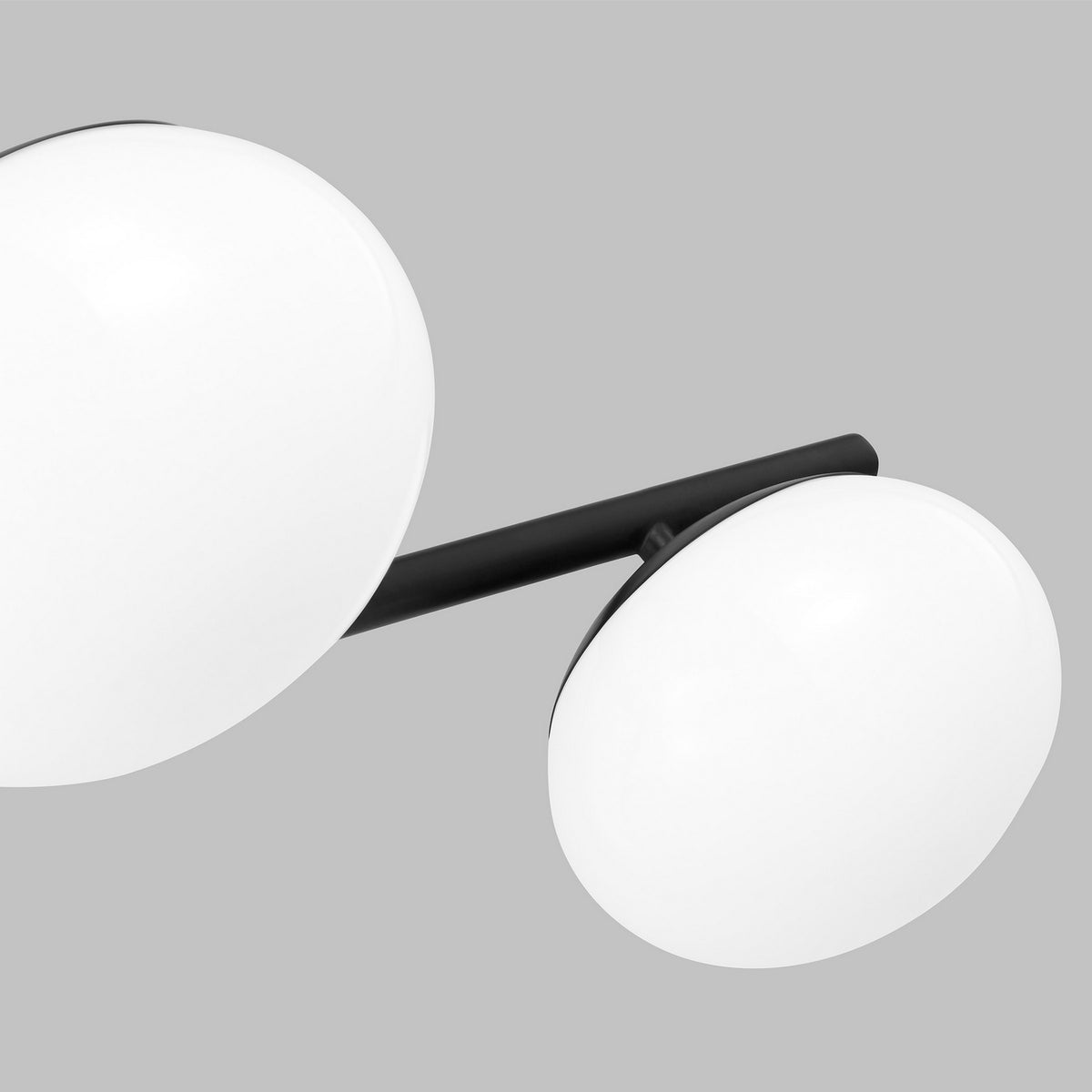 Lune Three Light Semi Flush Mount