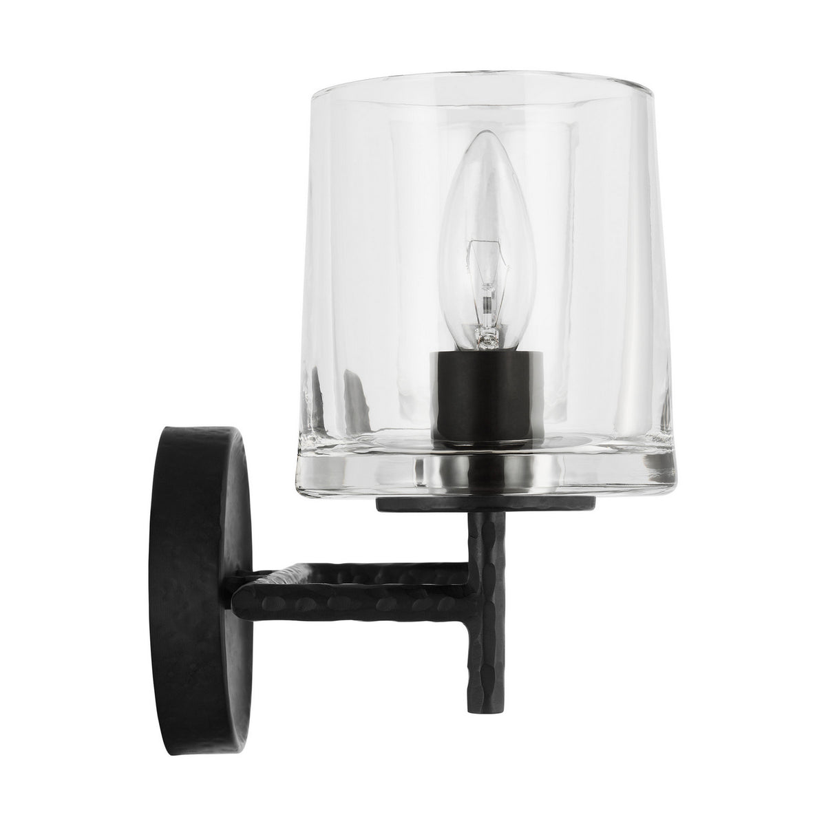 Meuble-lavabo Marietta à deux lumières en fer vieilli