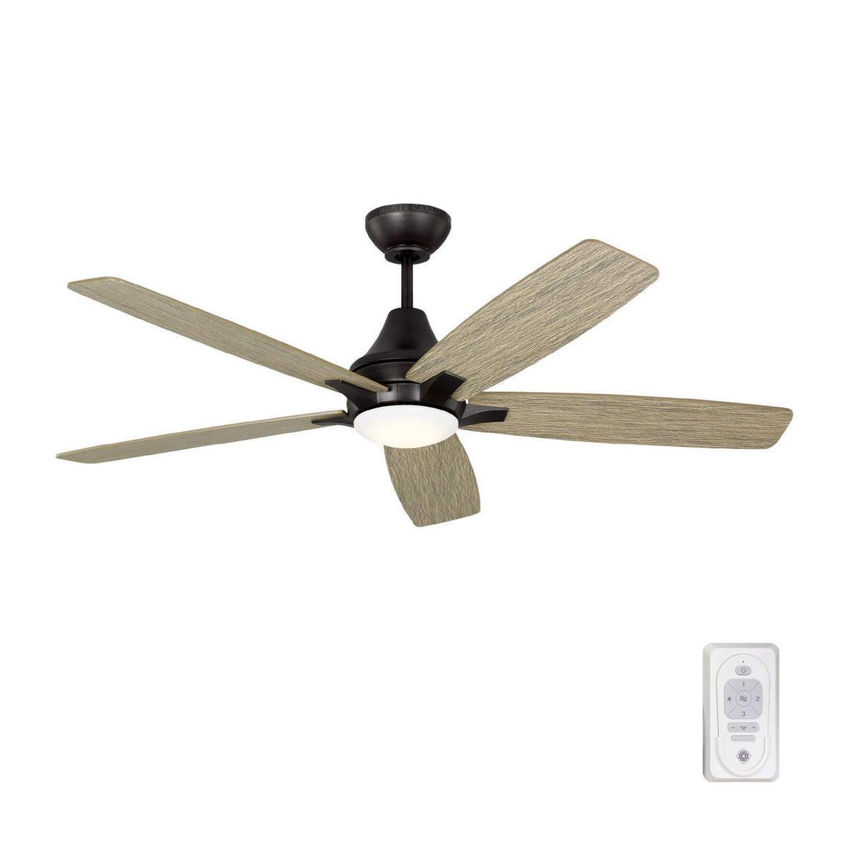 Lowden 52" Ceiling Fan in Aged Pewter