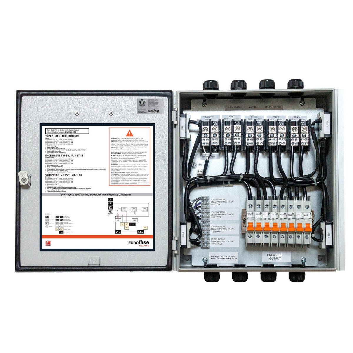 Universal Relay Control Box Universal Relay Control Box in Light Grey