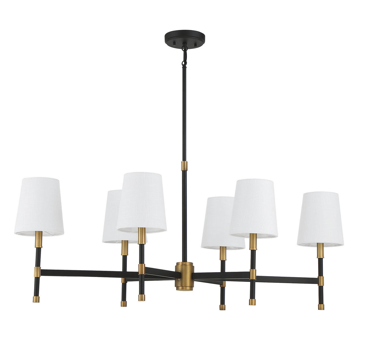 Brody Six Light Linear Chandelier