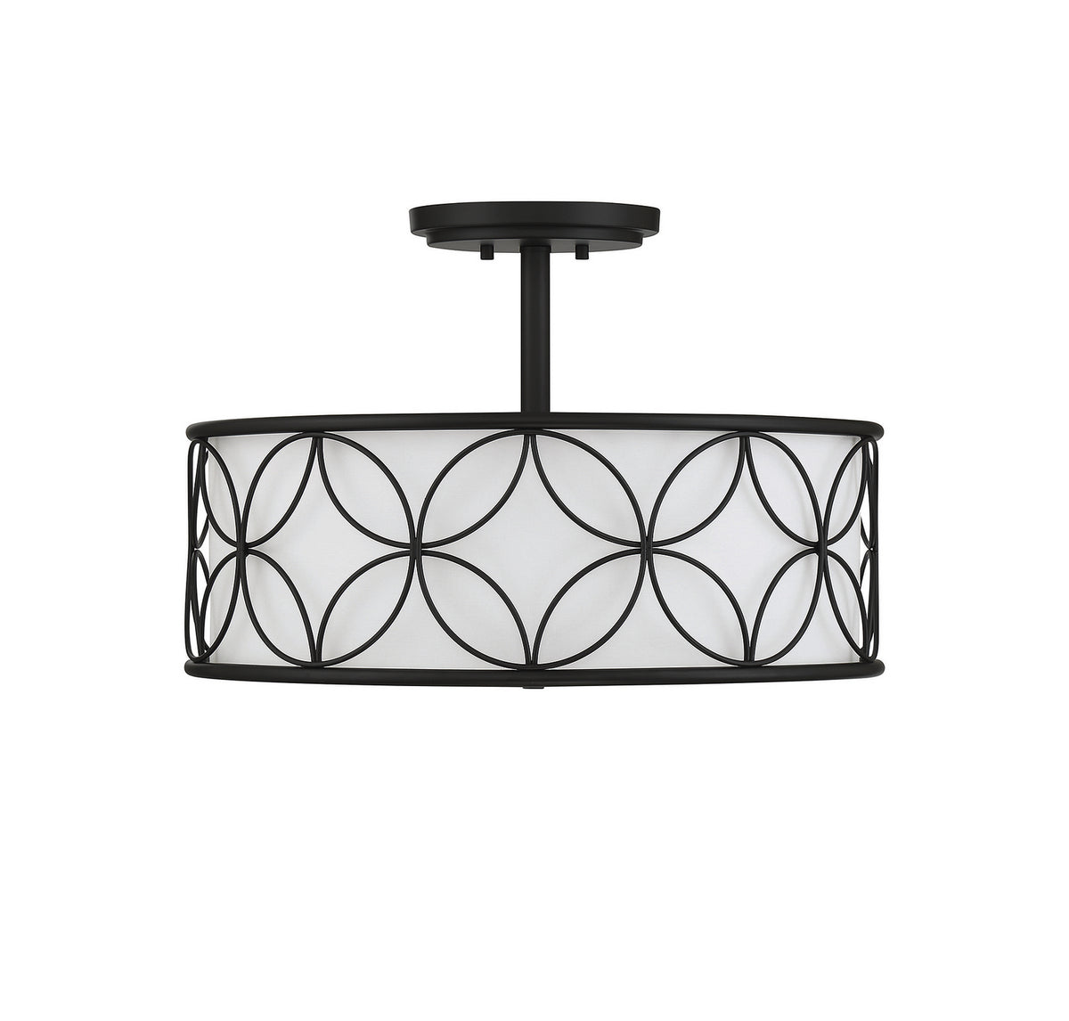 Reid Four Light Semi-Flush Mount