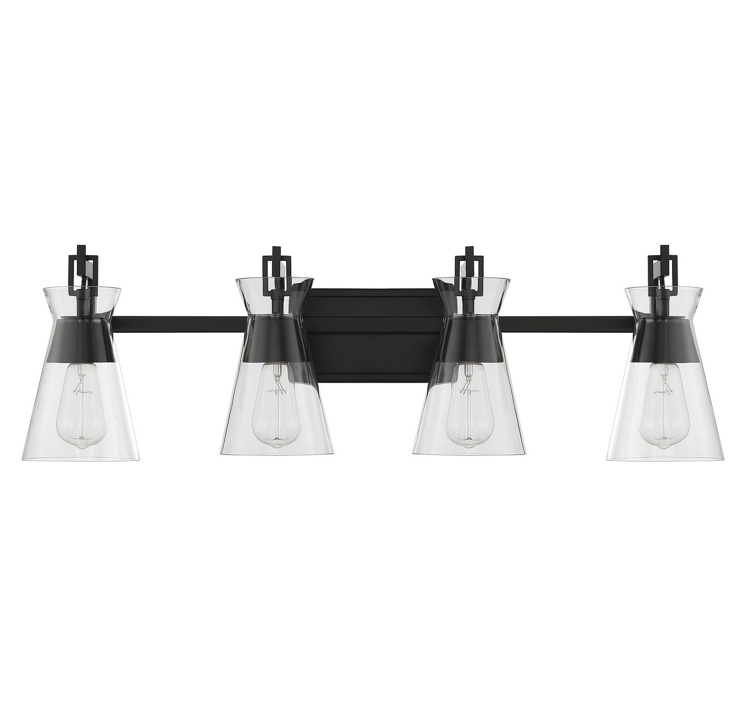 Meuble-lavabo de salle de bain Lakewood à quatre lumières
