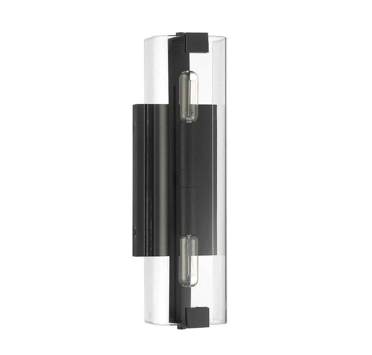 Winfield Two Light Wall Sconce in Matte Black