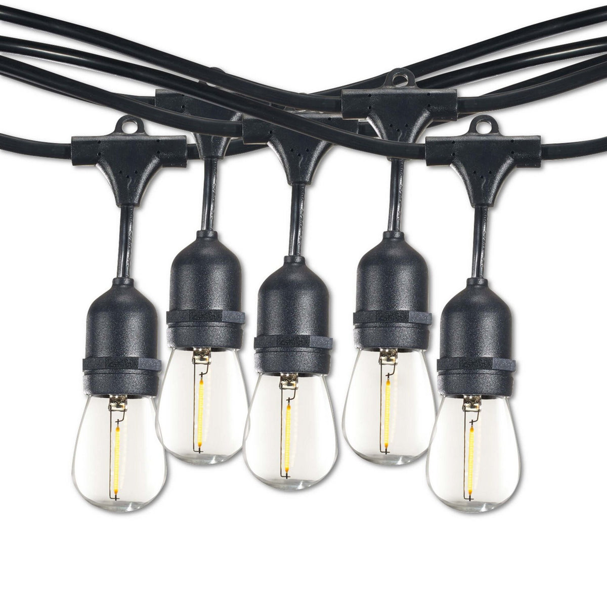 String Light in Black
