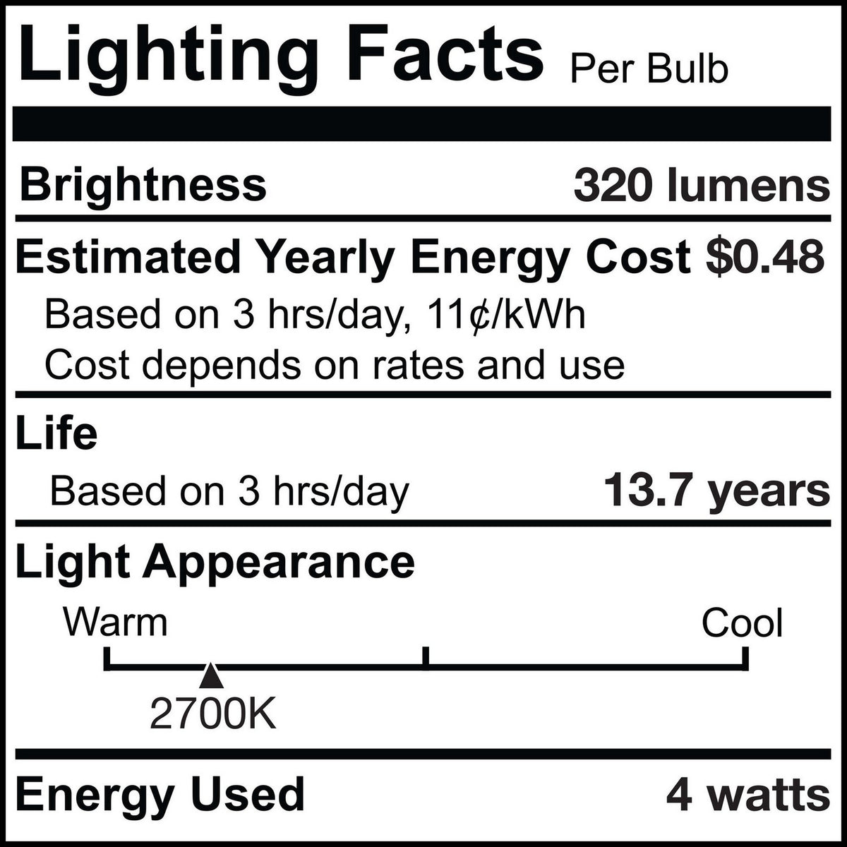 Fiesta Light Bulb in Clear/Iridescent