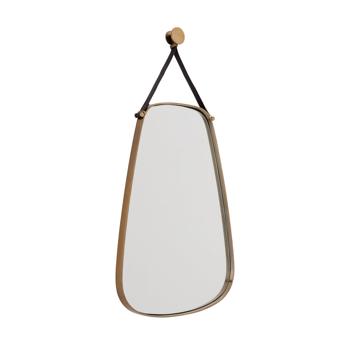 Norissa Mirror in Antique Brass