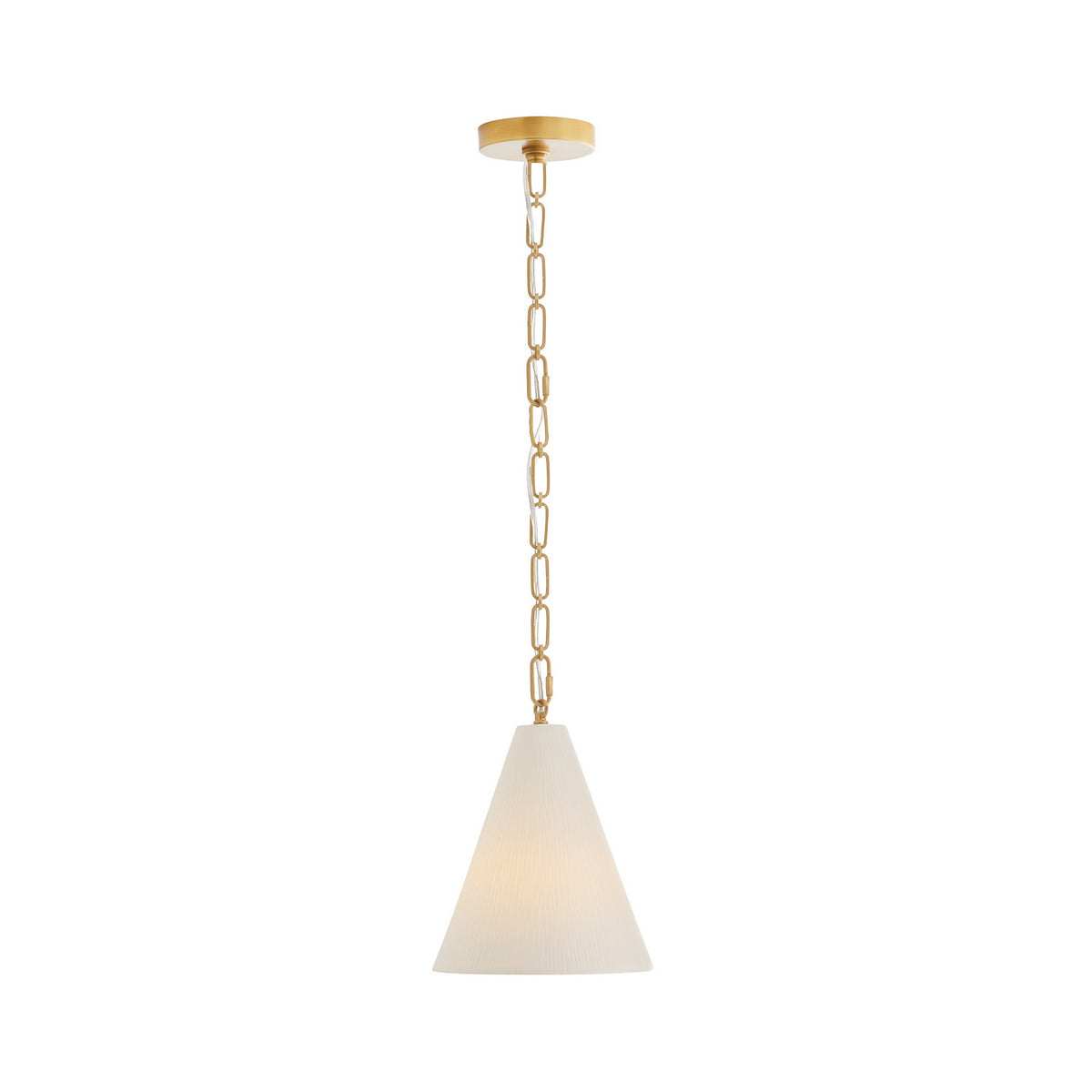 Oakland One Light Pendant in Matte Bone