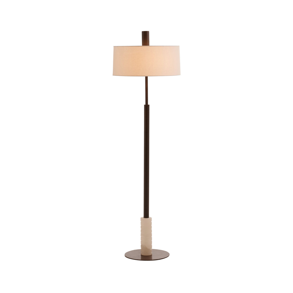 Mitchell One Light Floor Lamp in Bronze