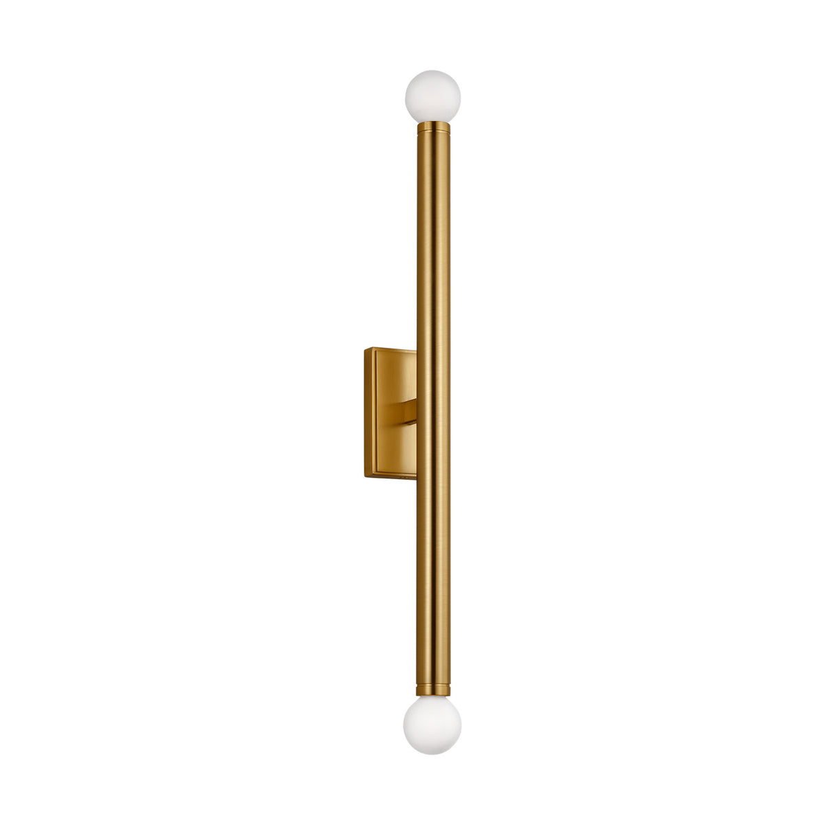 Beckham Modern Two Light Wall Sconce in Burnished Brass