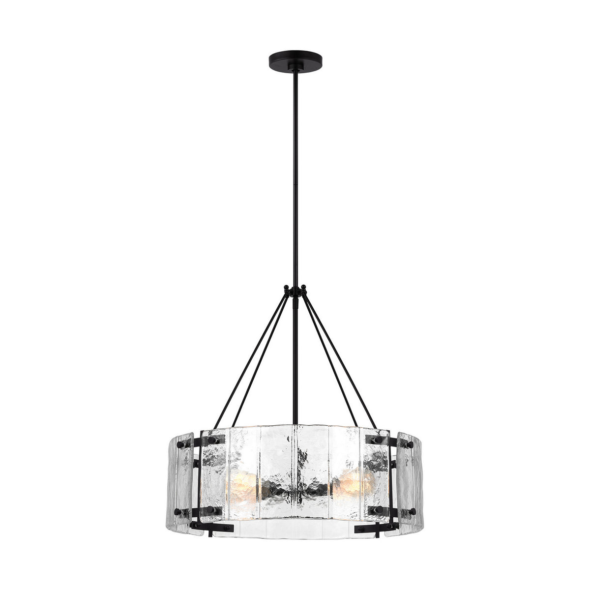 Lustre Calvert à quatre lumières