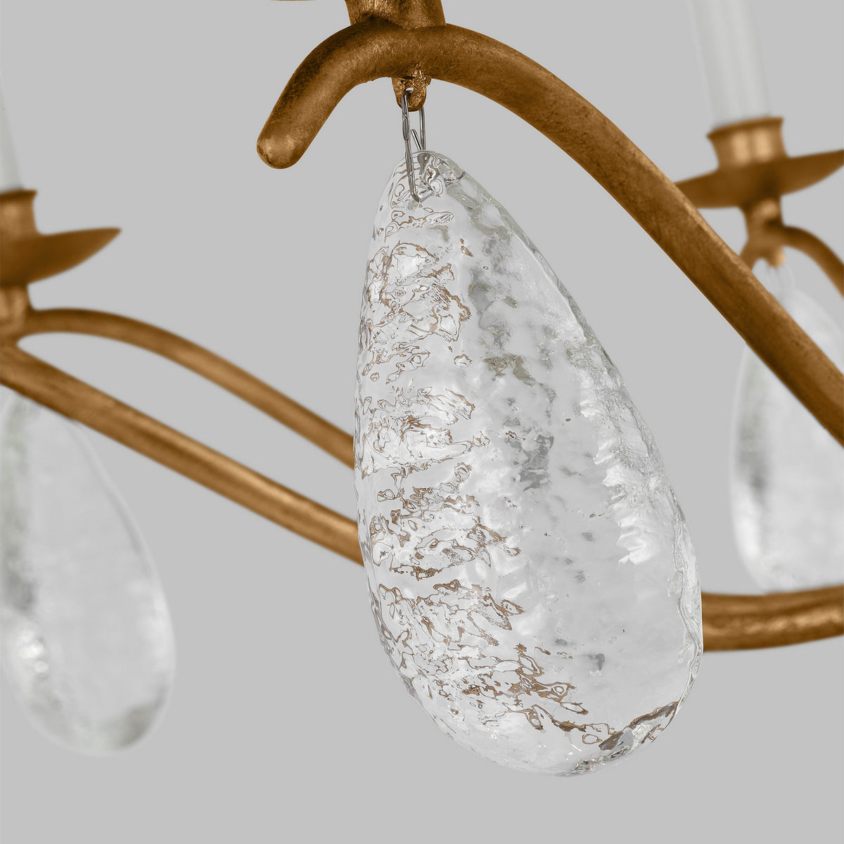 Shannon Eight Light Chandelier in Antique Gild
