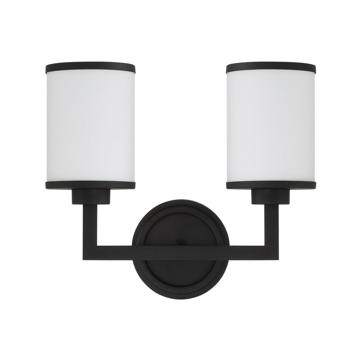 Bryant Two Light Wall Sconce in Black Forged