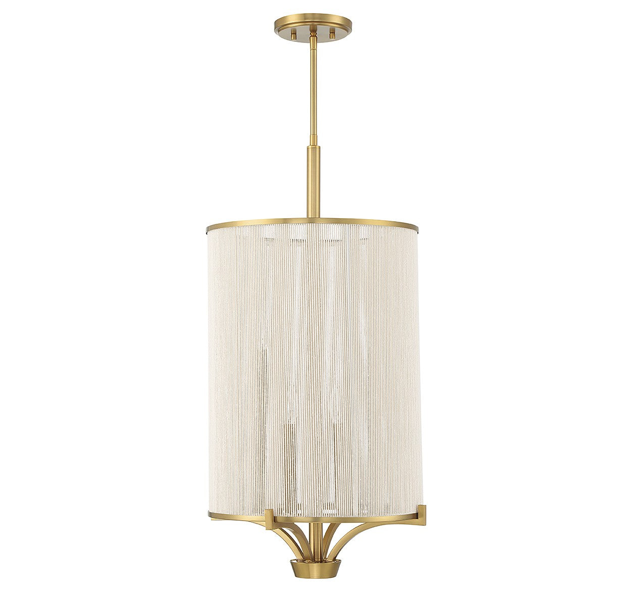 Wynwood Four Light Chandelier in Warm Brass