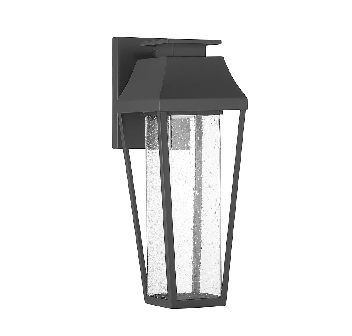 Brookline LED Outdoor Wall Lantern in Matte Black