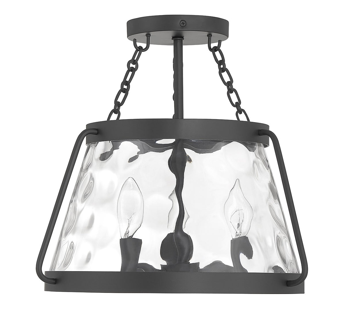 Crawford Three Light Semi-Flush Mount
