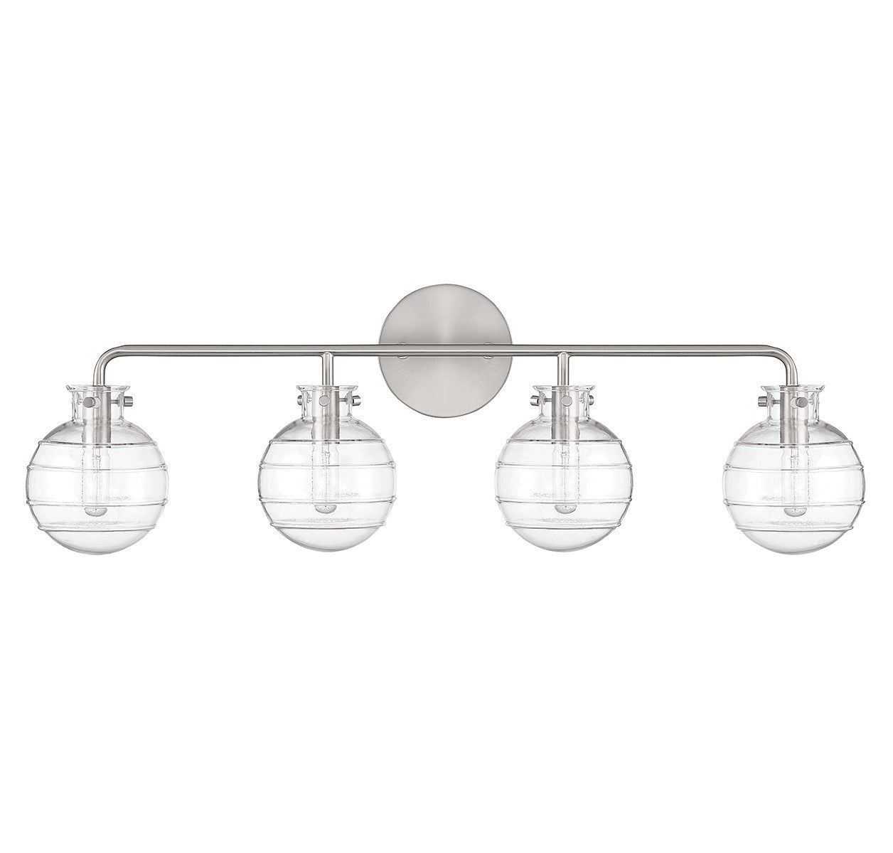 Mason Four Light Bathroom Vanity in Satin Nickel
