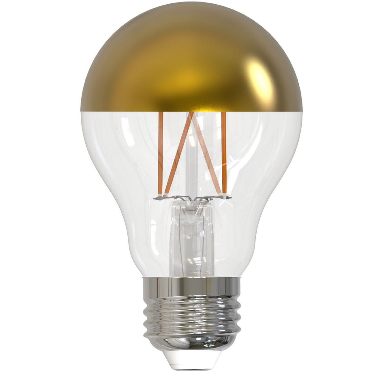 Half Series Light Bulb in Half Gold