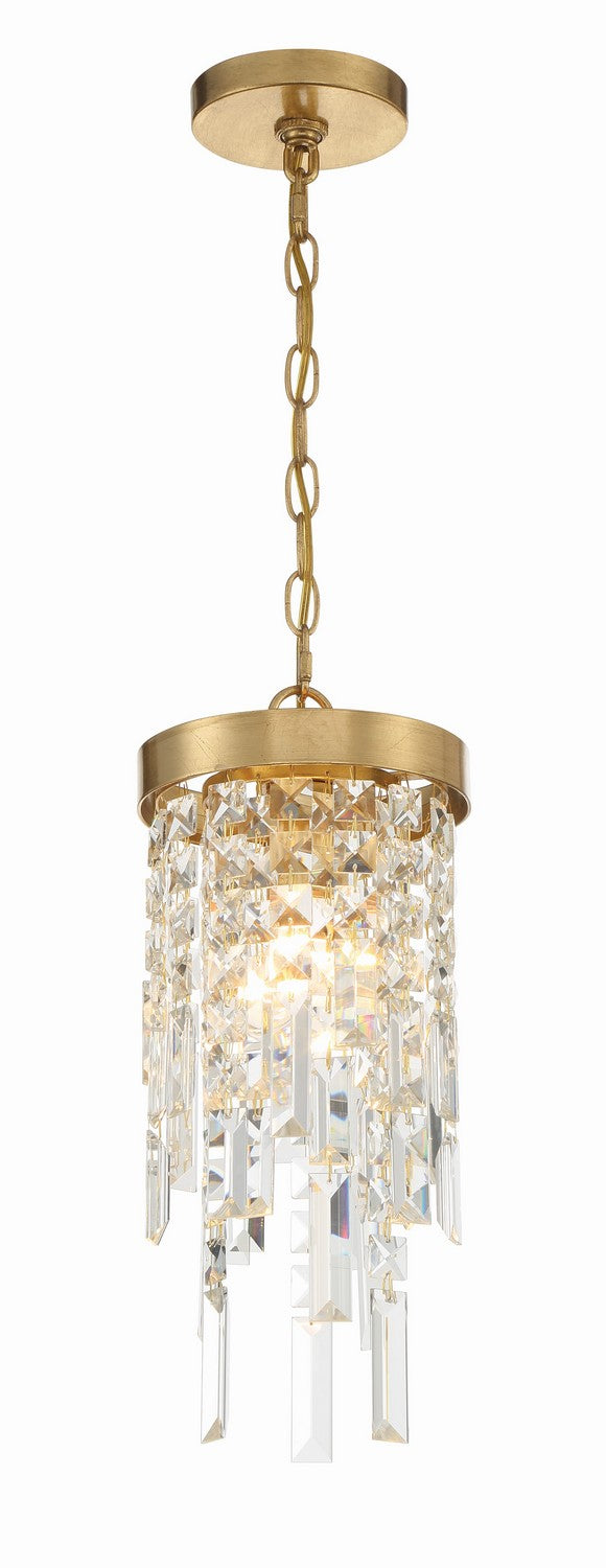 Winfield One Light Pendant in Antique Gold