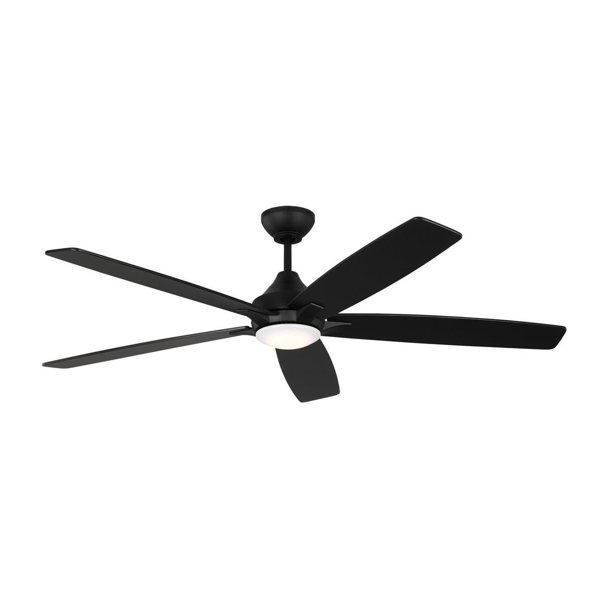 Lowden 60" Ceiling Fan in Midnight Black
